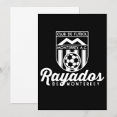 Rayados De Monterrey Mexico Retro 86 Voetbal (Voorkant / Achterkant)