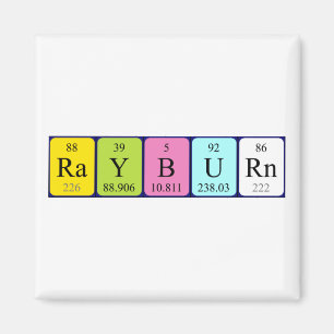 Rayburn periodieke lijstnaam magnet