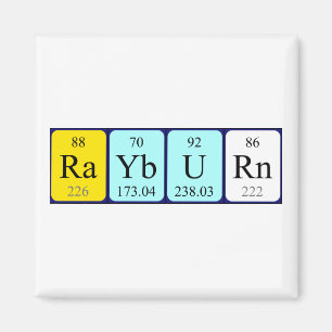 Rayburn periodieke lijstnaammagneet magneet
