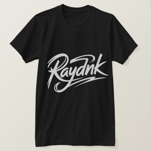 Raydnk Custom Script Logo  T-shirt (Design voorkant)