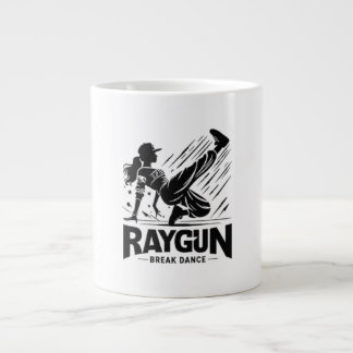 Raygun breakdancer, breakdancing grote koffiekop