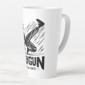 Raygun breakdancer, breakdancing latte mok (Rechterhoek)