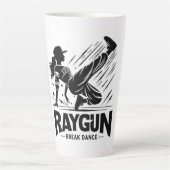 Raygun breakdancer, breakdancing latte mok (Voorkant)