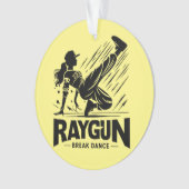 Raygun breakdancer, breakdancing ornament (voorkant)