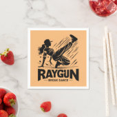 Raygun breakdancer, breakdancing servet (Insitu)