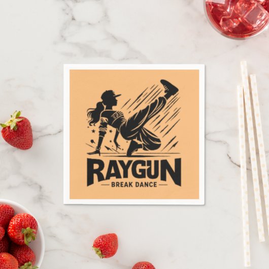 Raygun breakdancer, breakdancing servet (Insitu)