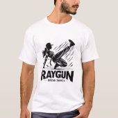 Raygun breakdancer, breakdancing t-shirt (Voorkant)