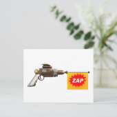 raygun briefkaart (Staand voorkant)