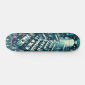 "Raygun Gothic Advanced Science Lab Deck" Persoonlijk Skateboard (Horizontaal)