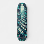 "Raygun Gothic Advanced Science Lab Deck" Persoonlijk Skateboard (Voorkant)