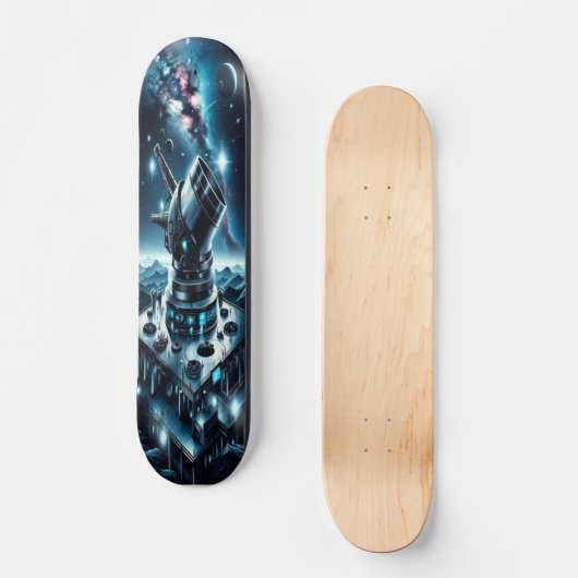 "Raygun Gothic Astronomical Observatory Deck" Persoonlijk Skateboard (Voorkant)