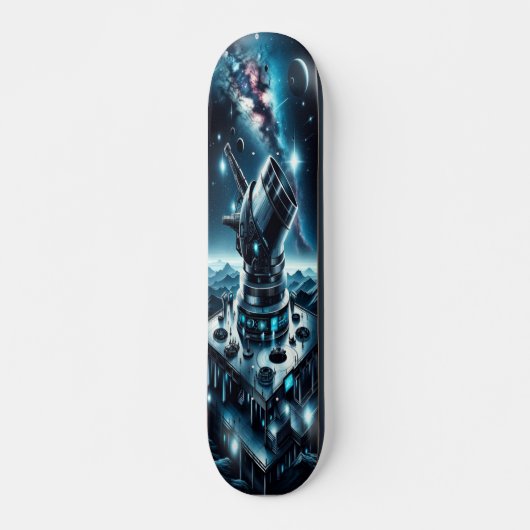 "Raygun Gothic Astronomical Observatory Deck" Persoonlijk Skateboard (Voorkant)