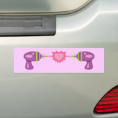 Raygun Love Bumpersticker (Op auto)