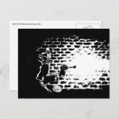 Raygun Noir briefkaart, kunstwerk van Michael Avol Briefkaart (Voorkant / Achterkant)