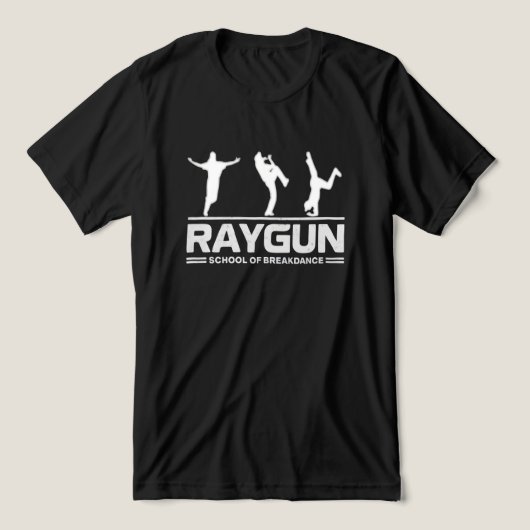 Raygun School voor Breakdance Tri-Blend Shirt (Design voorkant)