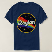 Raylan regenboog in ruimte  stijl t-shirt (Design voorkant)