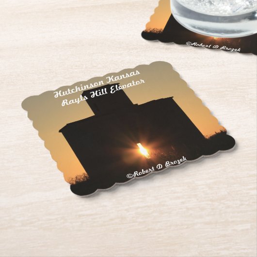 Rayls Hill Elevator Kartonnen Onderzetters (Gebogen)