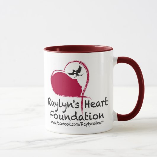 Raylyn's Heart Foundation Coffe Mok (Rechts)