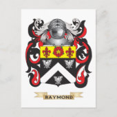 Raymond Coat of Arms (Familiecrest) Briefkaart (Voorkant)