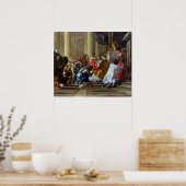 Raymond IV de Saint-Gilles die het kruis innemen Poster (Keuken)