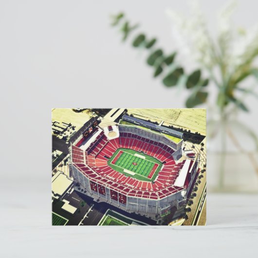Raymond James Stadium, Tampa, FL Aerial Uitzicht Feestdagenkaart (Staand voorkant)