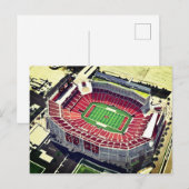 Raymond James Stadium, Tampa, FL Aerial Uitzicht Feestdagenkaart (Voorkant / Achterkant)