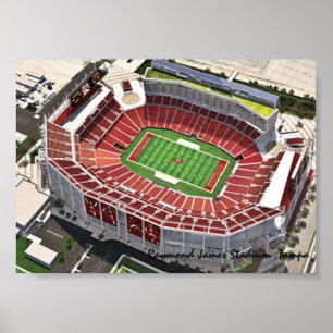 Raymond James Stadium, Tampa, FL Poster