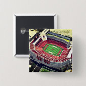 Raymond James Stadium, Tampa, FL Vierkante Button 5,1 Cm (Voorkant /achterkant)