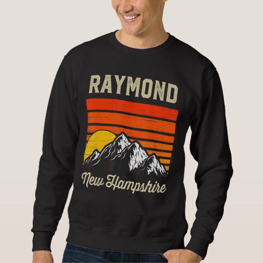 Raymond New Hampshire Hometown City State Retro US Trui (Voorkant)