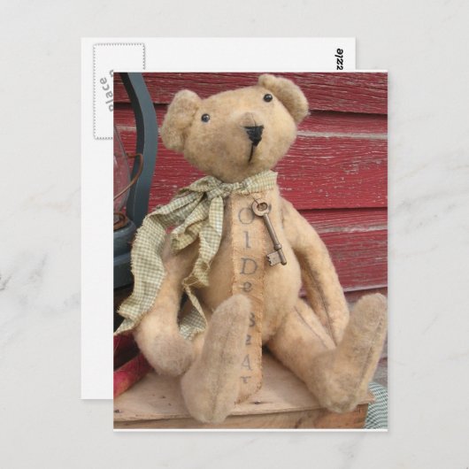 Raymond Teddy Bear Briefkaart (Voorkant / Achterkant)