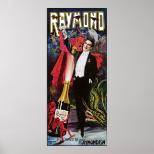Raymond The Great ~ Magicia  Magic Act Poster