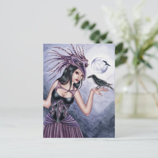 Rayne - Raven Witch Briefkaart (Staand voorkant)