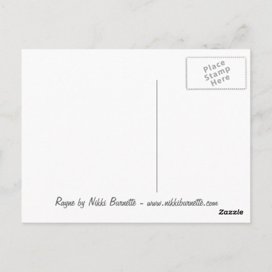 Rayne - Raven Witch Briefkaart (Achterkant)