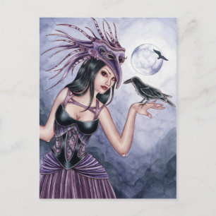 Rayne - Raven Witch Briefkaart
