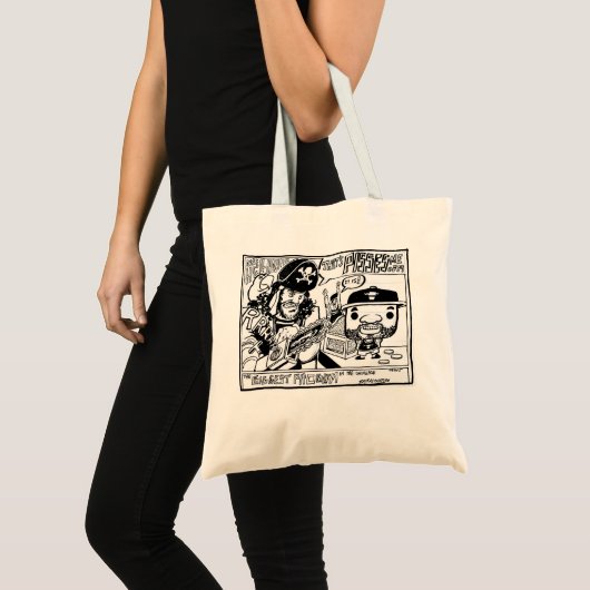 rayrayishappy - Boodschappentas Tote Bag (Voorkant (product))