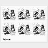 rayrayishappy - Stickerblad Vierkante Sticker (Vel)