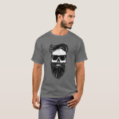 Ray's black bearded skull t-shirt (Voorkant volledig)