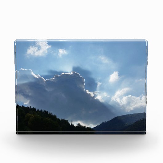 rays en wolken fotoblokken (Voorkant)