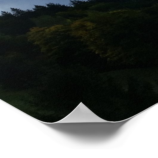 rays en wolken poster (Hoek)