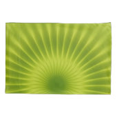 Rays Flower gradients - Spring green + uw ideeën Kussensloop (Achterkant-Links)