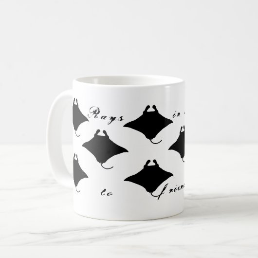 Rays in een mok tot vriendschap (Voorkant links)