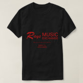 Ray's Muziek Exchange. T-shirt (Design voorkant)