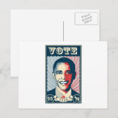RAYS OBAMA STEMMEN - PNG.NL BRIEFKAART (Voorkant / Achterkant)