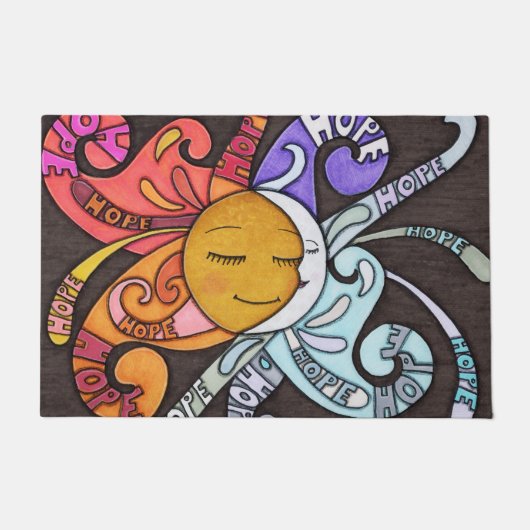 Rays of Hope Doormat Deurmat (Voorkant)