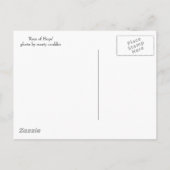 'Rays of Hope' foto briefkaart (Achterkant)