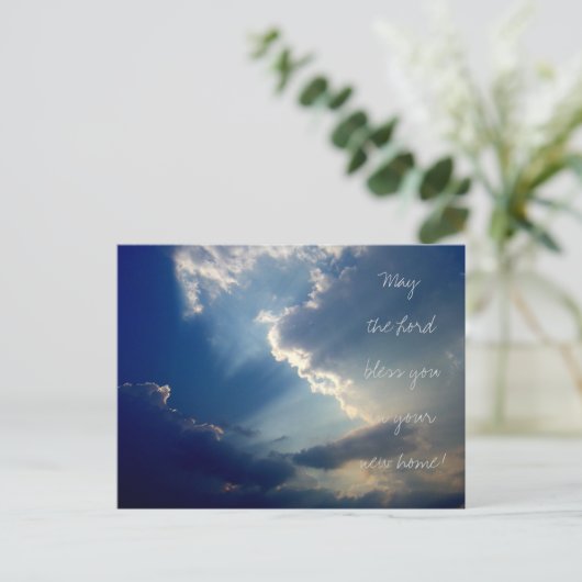 'Rays of Hope' foto briefkaart (Staand voorkant)