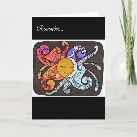 Rays of Hope Greeting Card Kaart (Voorkant)