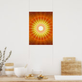 Rays of Hope, Lichtblick, Strahlen, Sonne Poster (Keuken)
