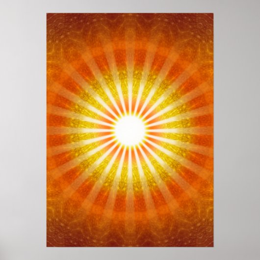 Rays of Hope, Lichtblick, Strahlen, Sonne Poster (Voorkant)