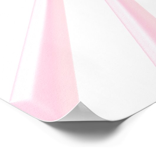 Rays of Light from the Religious Cross (On White) Poster (Hoek)